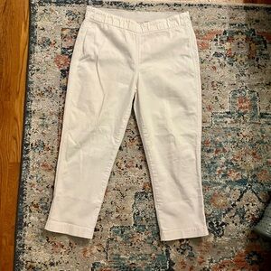 Miraclebody Elegant White Ankle Pants